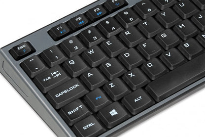 iBox DESKTOP KIT PRO tangentbord Mus inkluderad QWERTY Svart