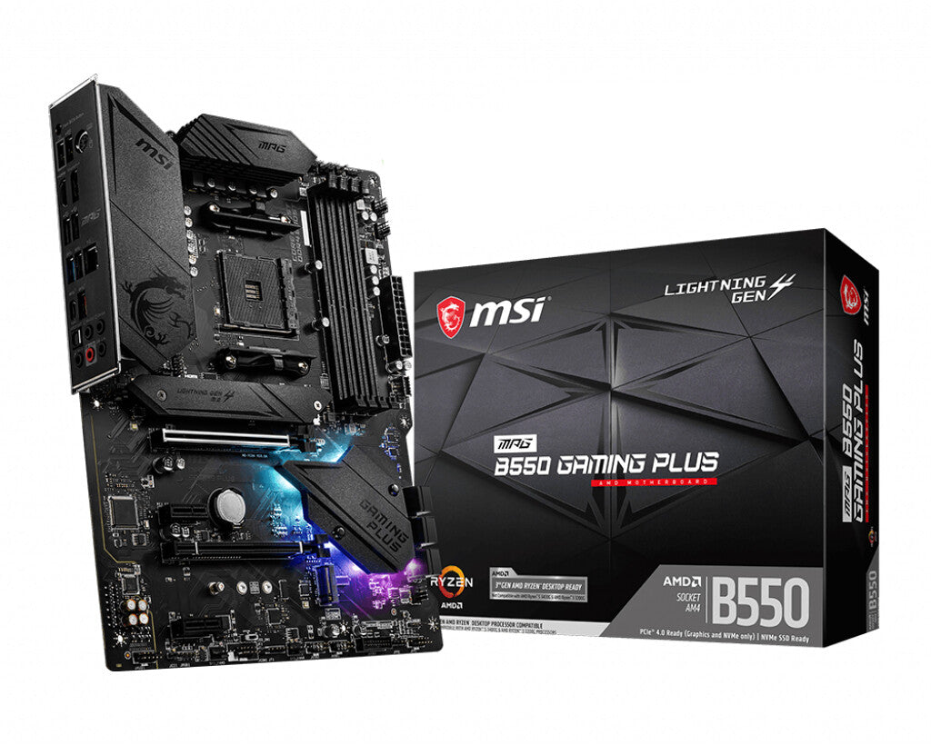 MSI MPG B550 Gaming Plus AMD B550 Uttag AM4 ATX