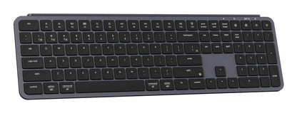 Keychron B6P-K1-BO tangentbord Hem / Kontor USB + RF Wireless + Bluetooth Grå