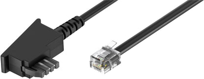 Goobay 68541 telefonkablar 10 m Vit