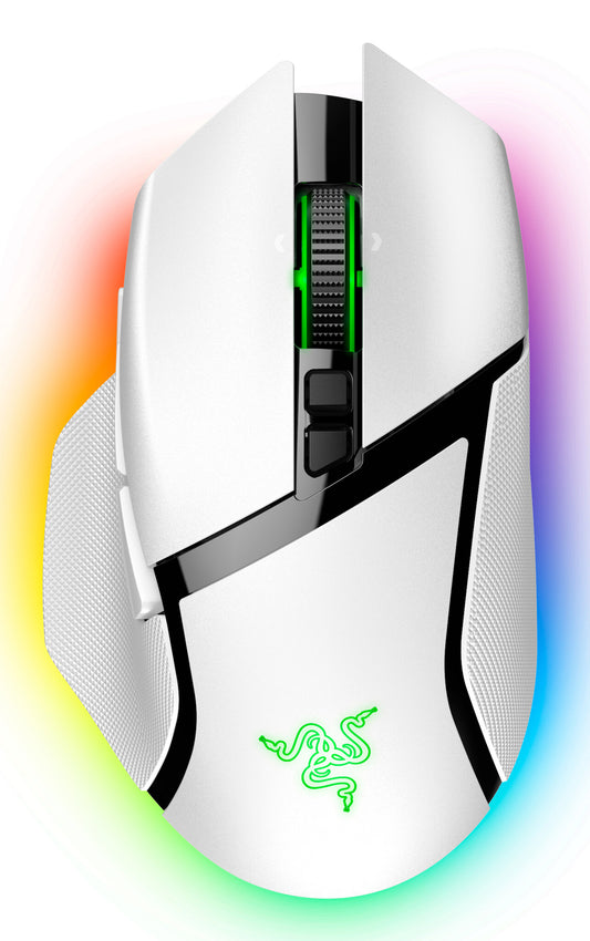 Razer Basilisk V3 Pro datormöss Spela högerhand RF Wireless + Bluetooth + USB Type-C Optisk 30000 DPI