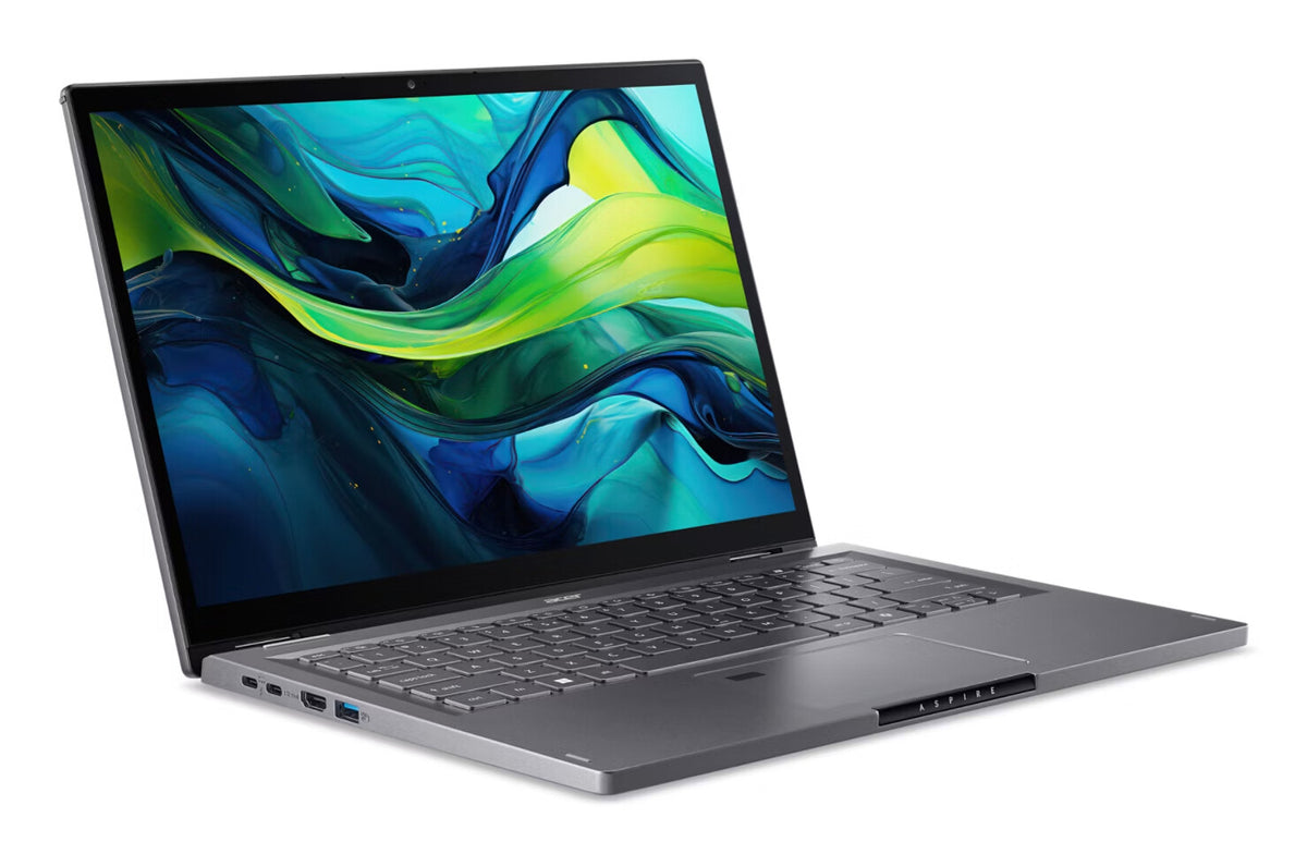 Acer Aspire Spin 14 ASP14-52MTN-75Q5 Intel Core Ultra 7 155U Hybrid (2-i-1) 35,6 cm (14") Pekskärm WUXGA 16 GB LPDDR5x-SDRAM 1 TB SSD Wi-Fi 6 (802.11ax) Windows 11 Home Grå
