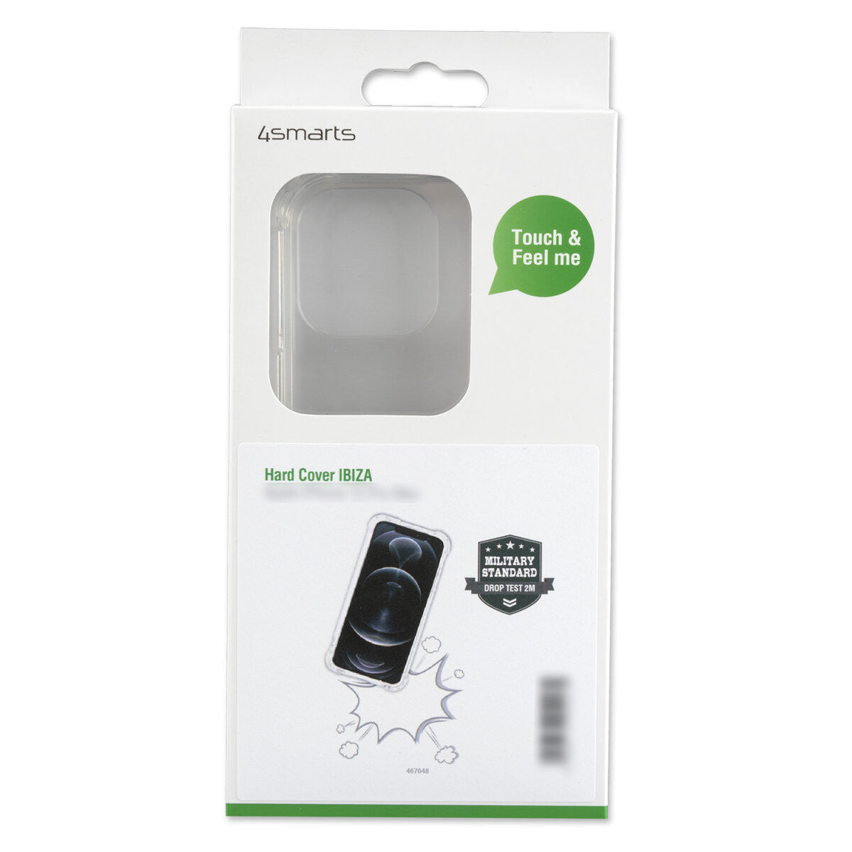 4smarts 4S467672 mobiltelefonfodral 16,8 cm (6.6") Omslag Transparent
