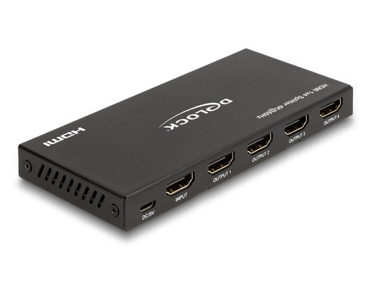 DeLOCK 18652 bilddelare HDMI 4x HDMI