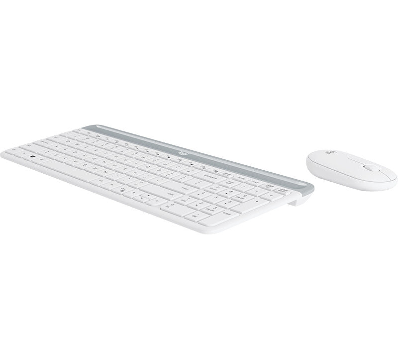 Logitech 920-009189 tangentbord Mus inkluderad Universal RF Trådlös QWERTZ tyska Vit