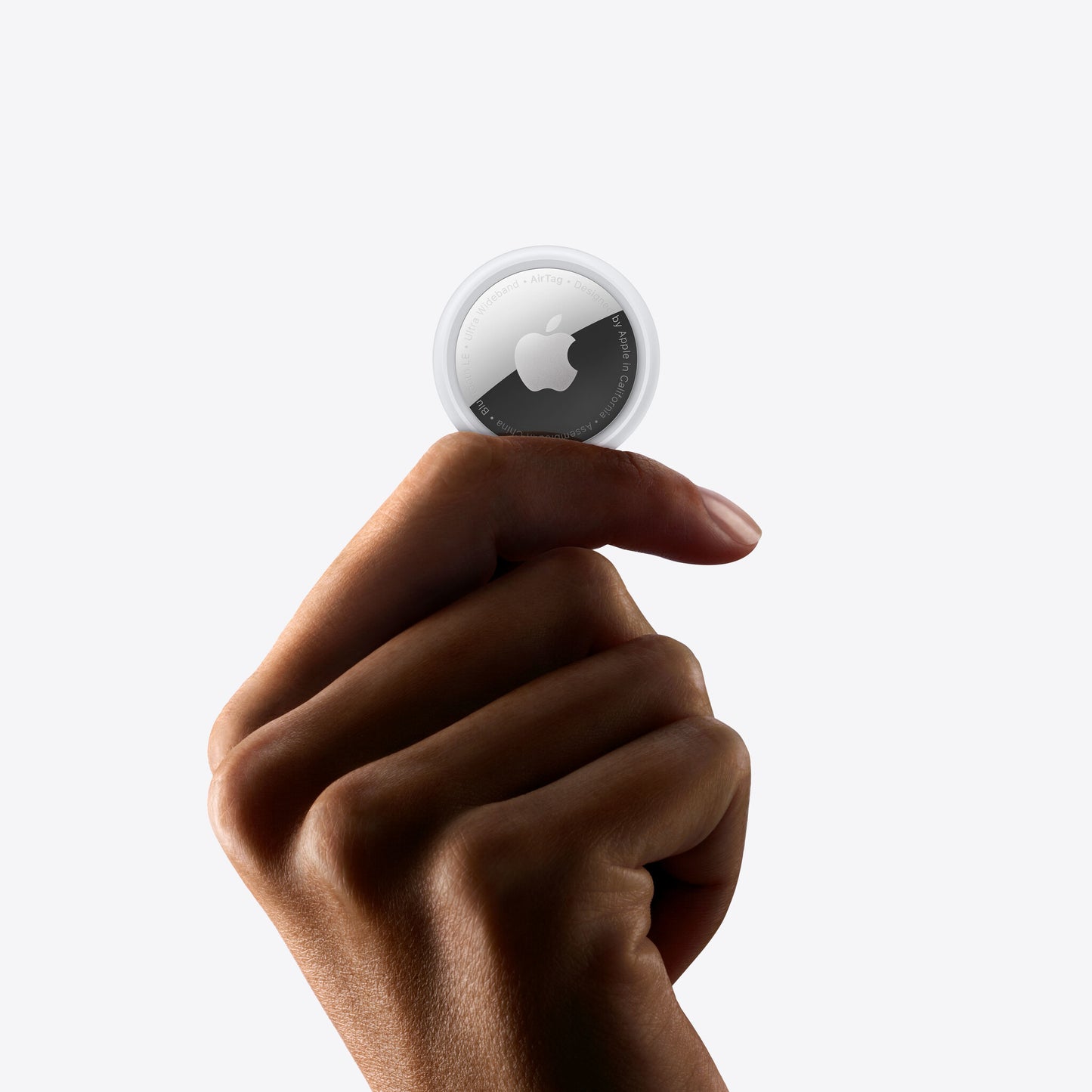 Apple AirTag Föremål Spårningsbricka Silver, Vit