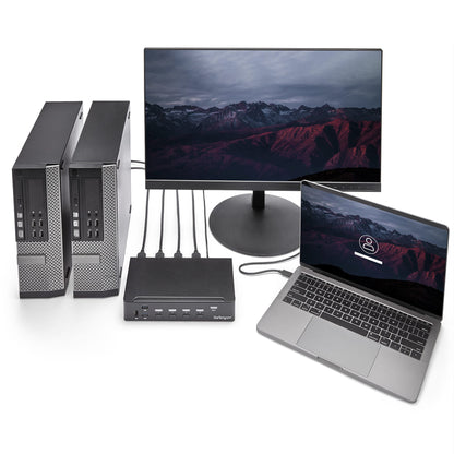 StarTech.com HDMI KVM-switch med 4 portar - USB 3.0 - 1080p