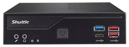 Shuttle DH670V2 datorhölje & moderkort 1,35L storlek PC Svart Intel H670 LGA 1700