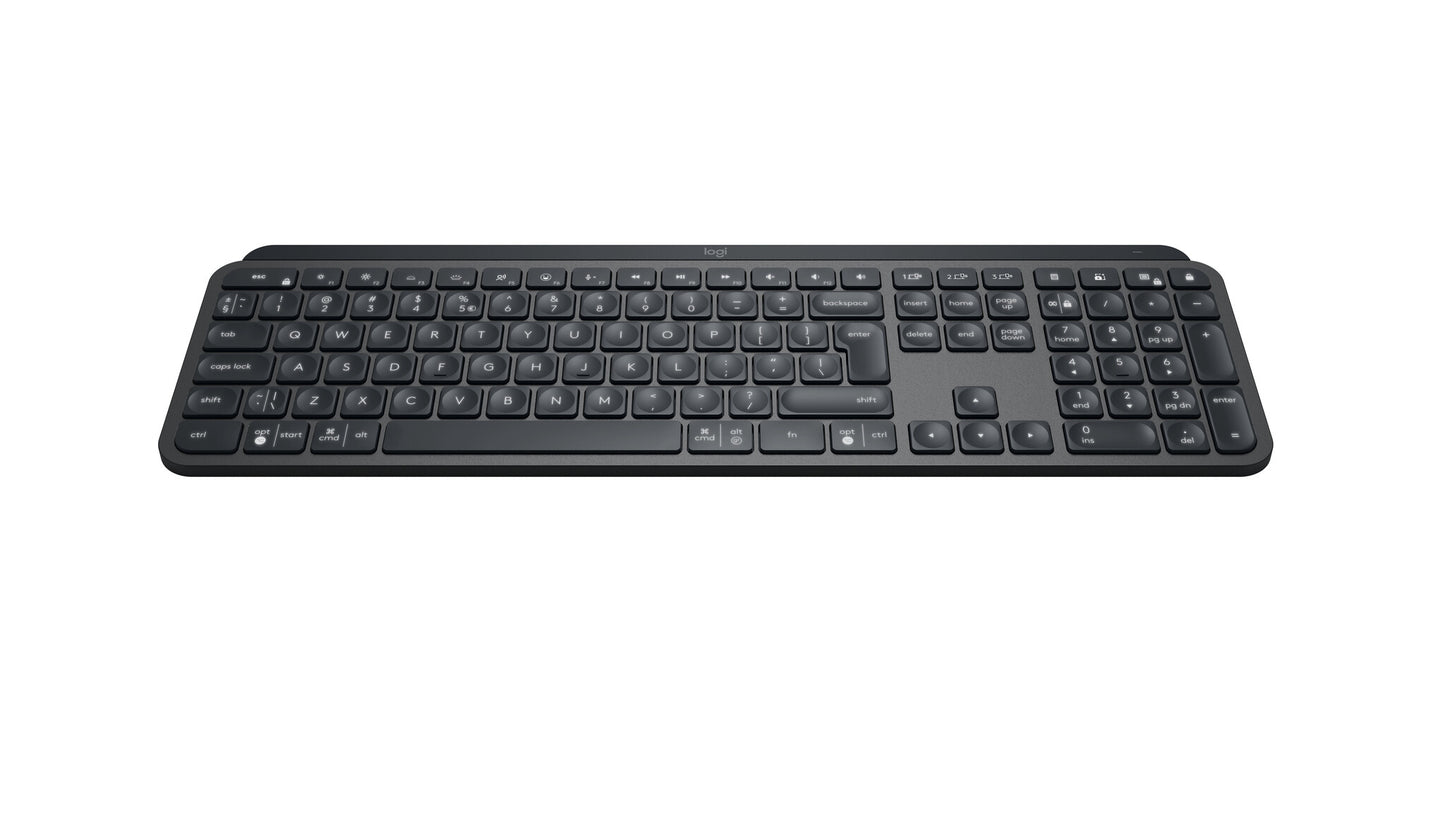 Logitech Mx Keys For Business tangentbord Kontor Bluetooth Nordic grafit