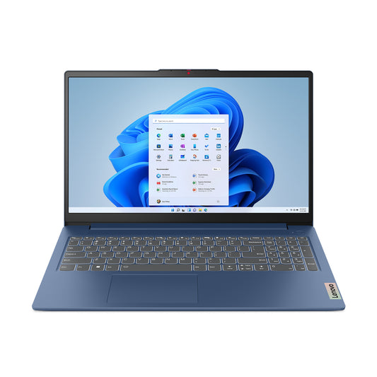 Lenovo IdeaPad Slim 3 15AMN8 AMD Ryzen™ 5 7520U Bärbar dator 39,6 cm (15.6") Full HD 16 GB LPDDR5-SDRAM 512 GB SSD Wi-Fi 6 (802.11ax) Windows 11 Home tyska Blå