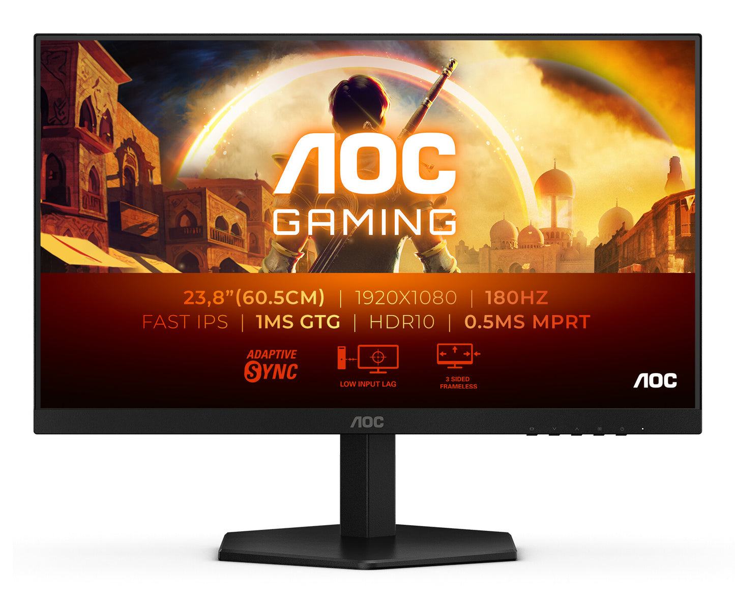 AOC G4 24G42E platta pc-skärmar 60,5 cm (23.8") 1920 x 1080 pixlar Full HD LCD Svart