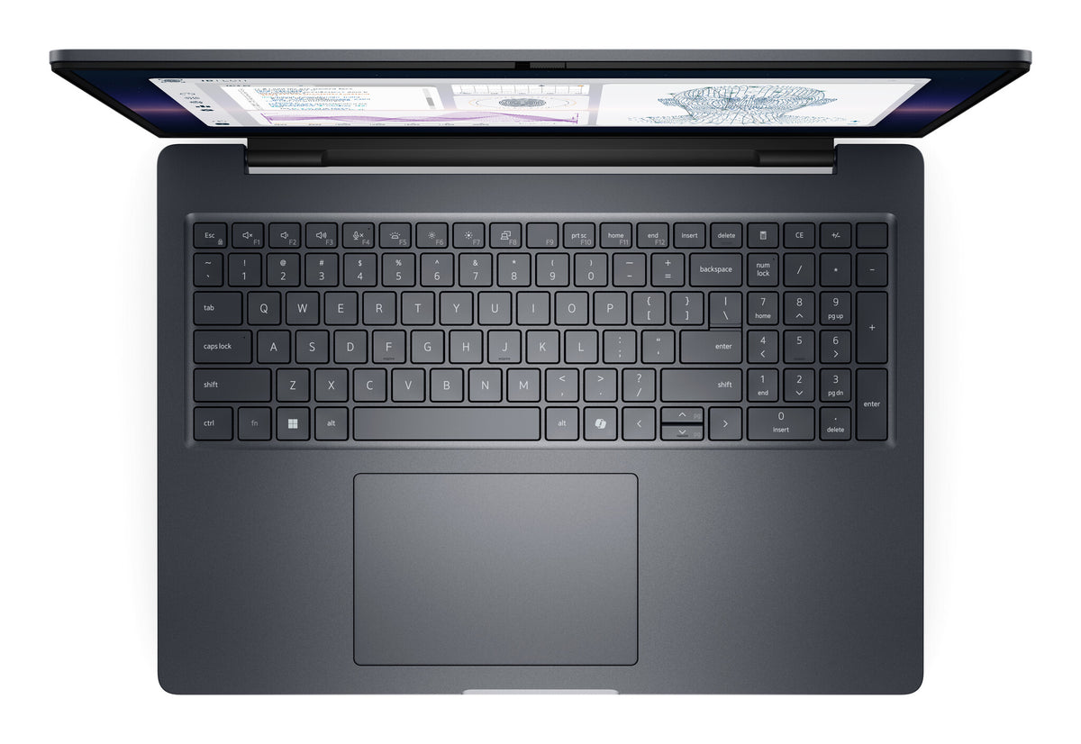 DELL Pro Max 16 Plus MB16250 Intel Core Ultra 7 265HX Mobil arbetsstation 40,6 cm (16") Full HD+ 32 GB DDR5-SDRAM 1 TB SSD NVIDIA RTX PRO 3000 Blackwell Wi-Fi 7 (802.11be) Windows 11 Pro tyska Svart