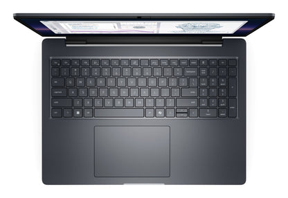 DELL Pro Max 16 Plus MB16250 Intel Core Ultra 7 265HX Mobil arbetsstation 40,6 cm (16") Full HD+ 32 GB DDR5-SDRAM 1 TB SSD NVIDIA RTX PRO 3000 Blackwell Wi-Fi 7 (802.11be) Windows 11 Pro tyska Svart