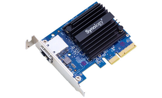 Synology E10G18-T1 nätverkskort Intern Ethernet 10000 Mbit/s E10G18-T1, 10 Gbps, PCIe 3.0 x4, 86x68.1x13.6 mm