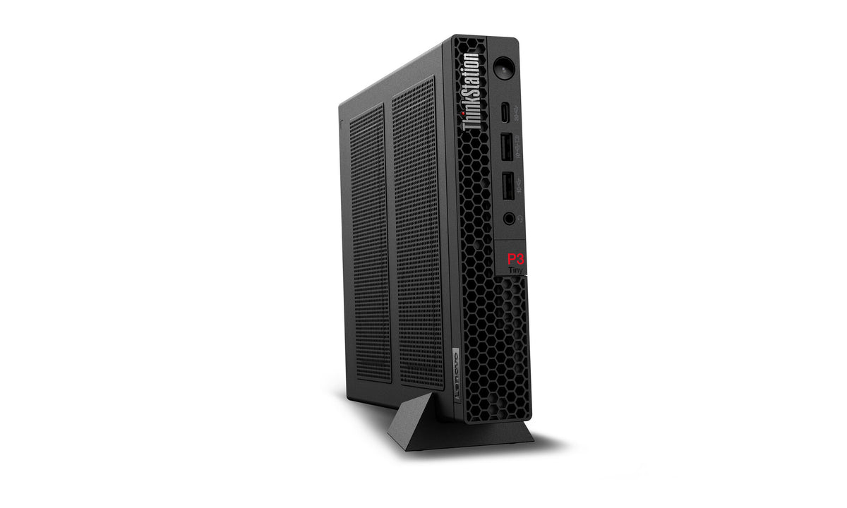 Lenovo ThinkStation P3 Tiny Gen 2 Intel Core Ultra 7 265 16 GB DDR5-SDRAM 512 GB SSD NVIDIA RTX A400 Windows 11 Pro Mini PC Arbetsstation Svart