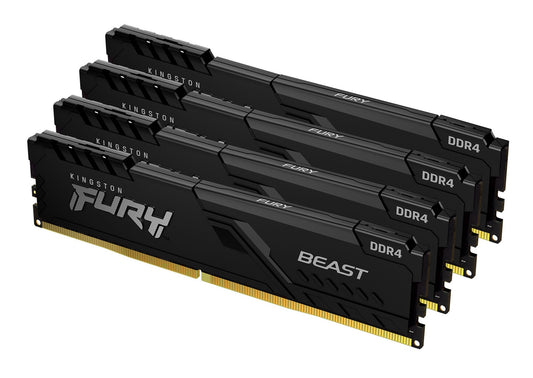 Kingston Technology FURY Beast RAM-minnen 128 GB 4 x 32 GB DDR4 3200 MT/s