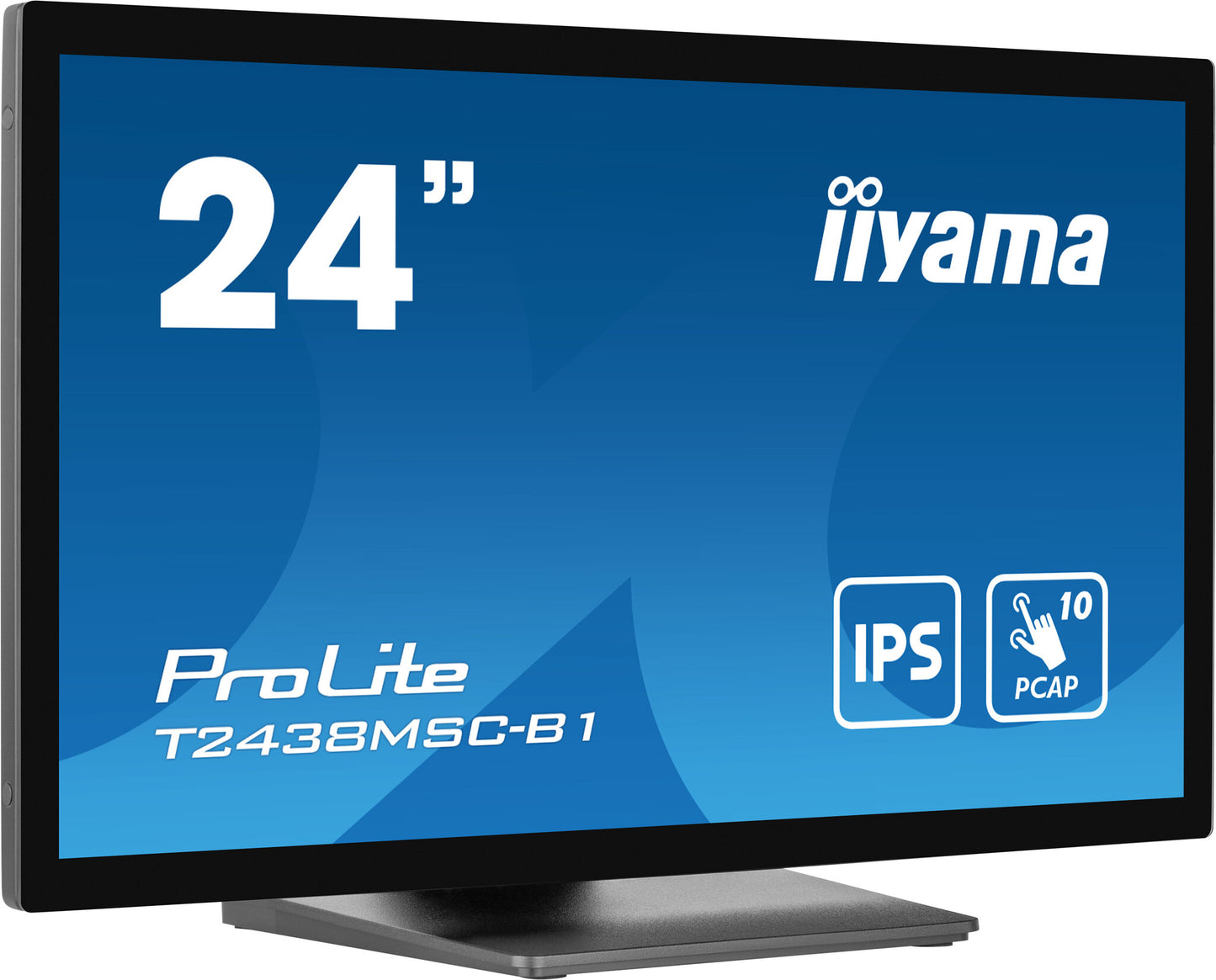 iiyama ProLite T2438MSC-B1 platta pc-skärmar 60,5 cm (23.8") 1920 x 1080 pixlar Full HD LED Pekskärm Svart