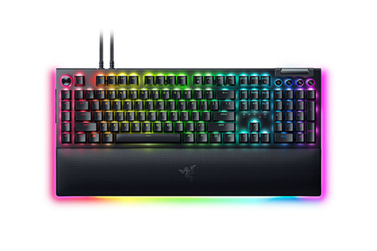 Razer BlackWidow V4 Pro tangentbord Spela USB QWERTZ tyska Svart