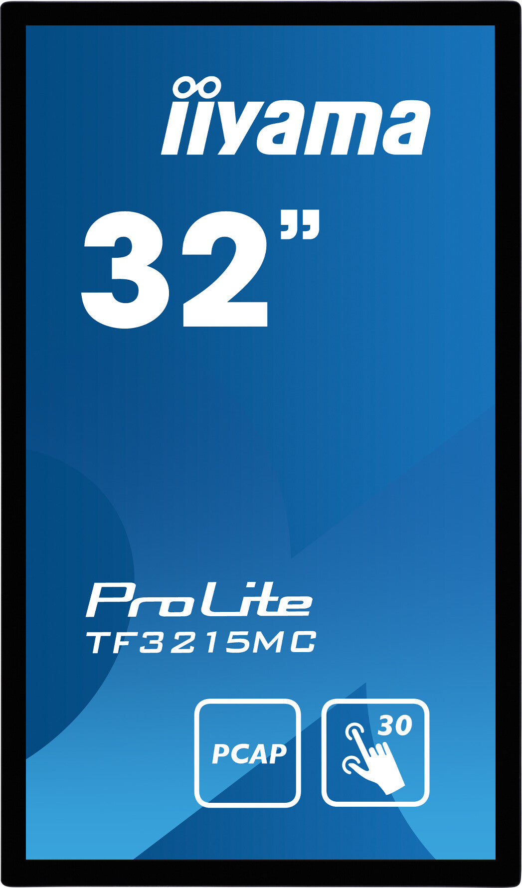 iiyama ProLite TF3215MC-B2 platta pc-skärmar 80 cm (31.5") 1920 x 1080 pixlar Full HD LED Pekskärm kiosk Svart