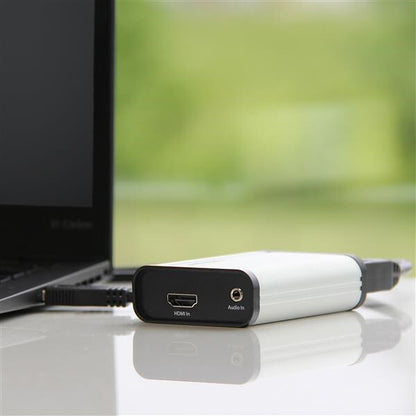 StarTech.com HDMI till USB C Videoinspelningsenhet 1080p 60 b/s - UVC - Extern USB 3.0 Type-C inspelning/livestreaming - HDMI Audio/Video inspelningsadapter - Fungerar med USB-C/USB-A/Thunderbolt 3