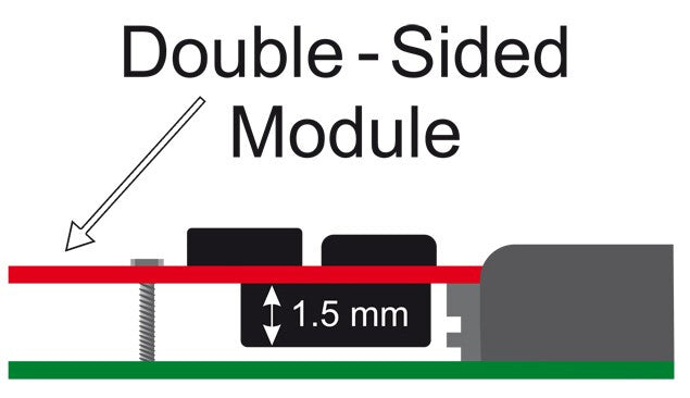 DeLOCK 2x 67-pin M.2 key B - 2x SATA 7-pin nätverkskort/adapters Intern