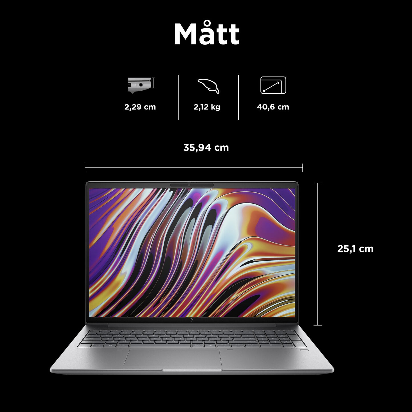 HP ZBook Power G11 A AMD Ryzen™ 9 8945HS Mobil arbetsstation 40,6 cm (16") WQXGA 32 GB DDR5-SDRAM 1 TB SSD NVIDIA RTX 3000 Ada Wi-Fi 6E (802.11ax) Windows 11 Pro AI PC, AI Workstation Grå