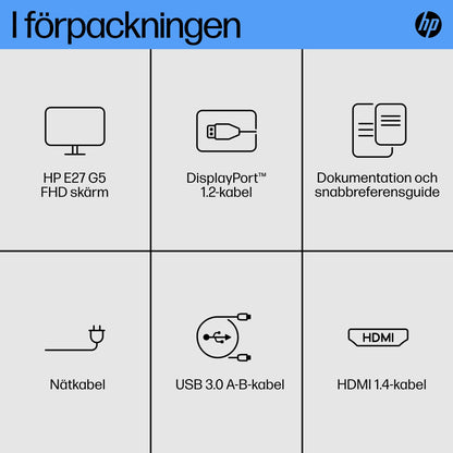 HP E27 G5 FHD-skärm
