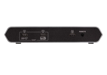 ATEN 2-portars USB-C Gen2 delningsswitch med strömgenomströmning