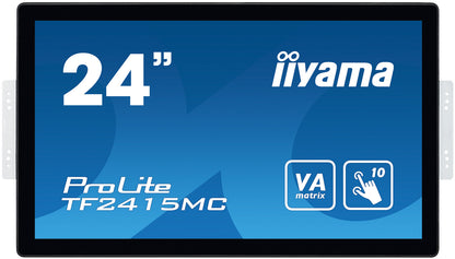 iiyama ProLite TF2415MC-B2 platta pc-skärmar 60,5 cm (23.8") 1920 x 1080 pixlar Full HD LCD Pekskärm Flera användare Svart
