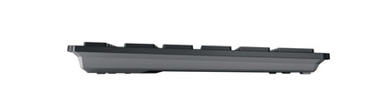 CHERRY KW 9200 MINI tangentbord Universal USB + RF Wireless + Bluetooth QWERTY Engelsk Svart