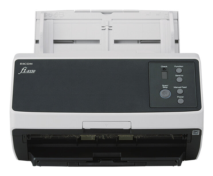 Ricoh FI-8150 ADF + scanner med manuell matning 600 x 600 DPI A4 Svart, Grå