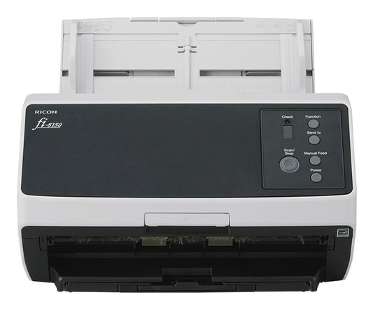 Ricoh FI-8150 ADF + scanner med manuell matning 600 x 600 DPI A4 Svart, Grå