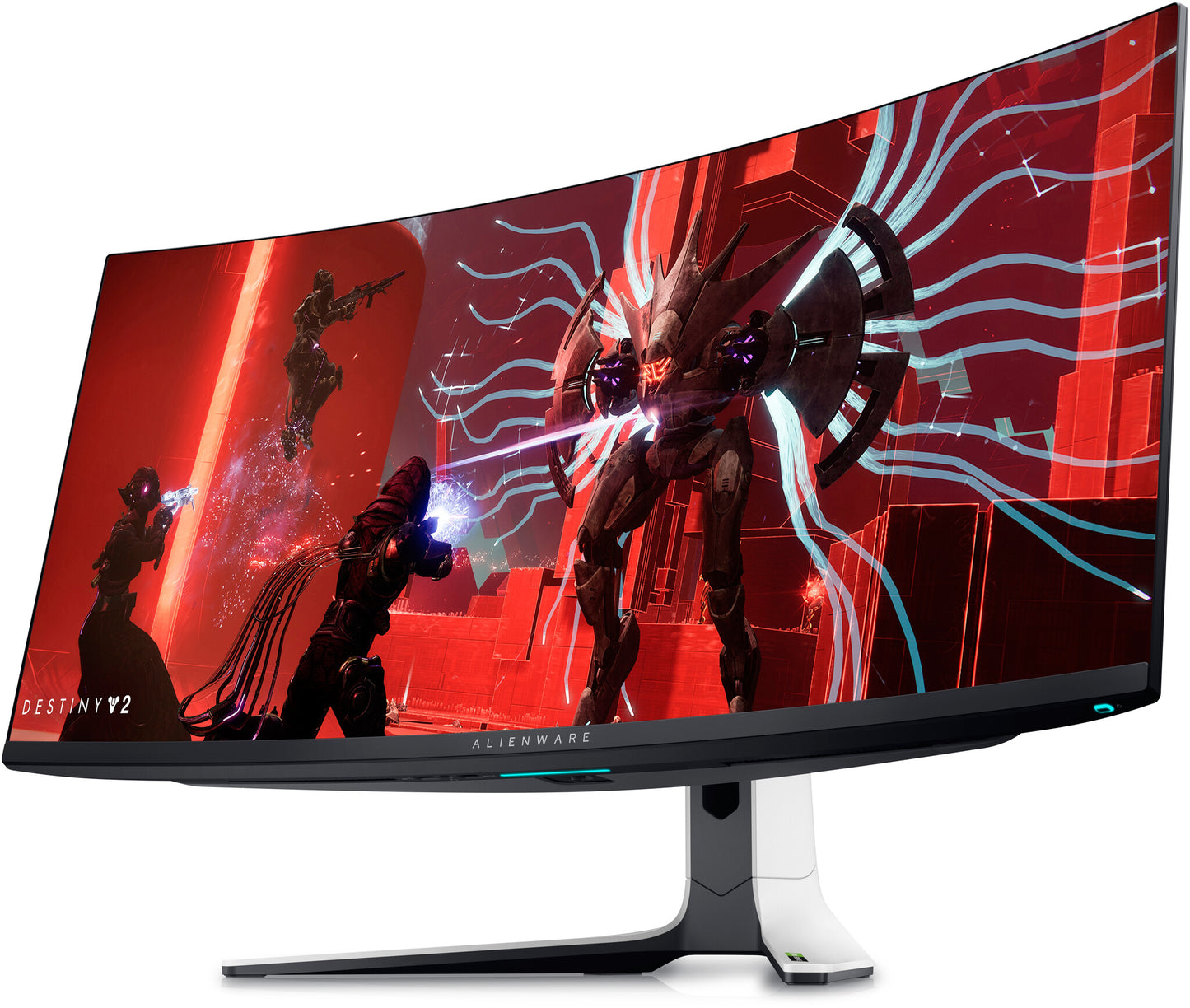 Alienware AW3423DW LED display 86,8 cm (34.2") 3440 x 1440 pixlar Quad HD OLED Vit, Svart