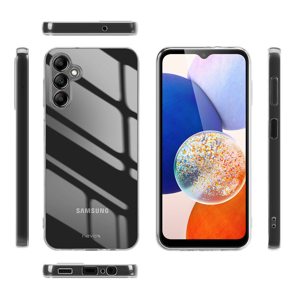 nevox StyleShell Flex mobiltelefonfodral 16,5 cm (6.5") Omslag Transparent