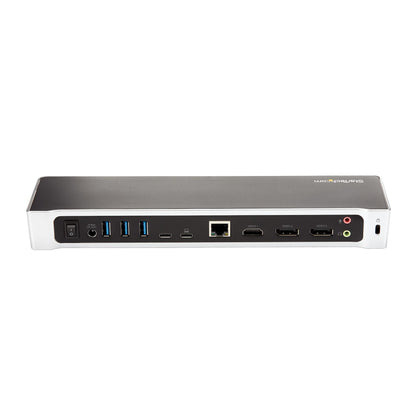 StarTech.com 4K USB-C-docka för tre skärmar med 5 USB 3.0-portar