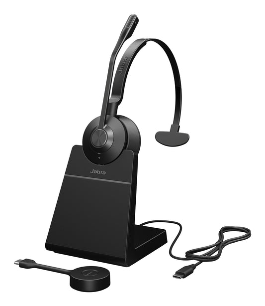 Jabra Engage 55 SE Headset Trådlös Huvudband Kontor/callcenter Svart