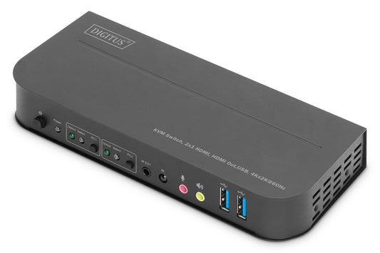 Digitus DS-12874 KVM-switchar Svart