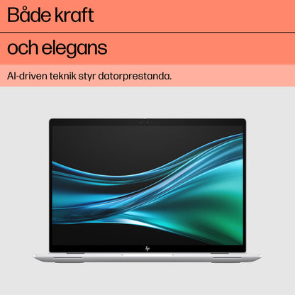 HP Elite x360 1040 G11 Intel Core Ultra 7 155H Hybrid (2-i-1) 35,6 cm (14") Pekskärm WUXGA 32 GB LPDDR5x-SDRAM 1 TB SSD Wi-Fi 6E (802.11ax) Windows 11 Pro AI PC Silver