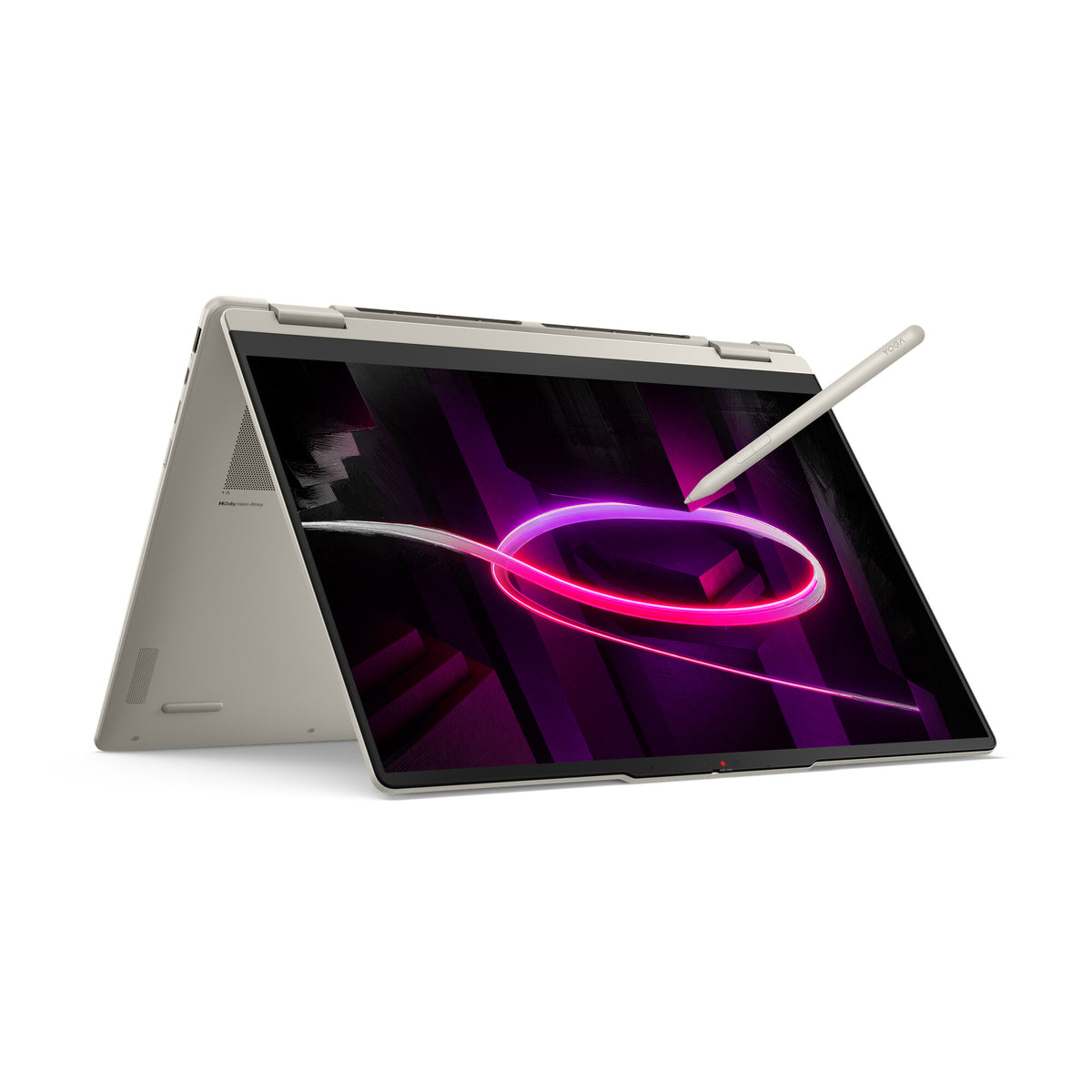 Lenovo Yoga 7 2-in-1 16AGP11 Copilot+ PC AMD Ryzen AI 7 445 Hybrid (2-i-1) 40,6 cm (16") Pekskärm WQXGA+ 32 GB LPDDR5x-SDRAM 1 TB SSD Wi-Fi 7 (802.11be) Windows 11 Home tyska Snäcka (färg)