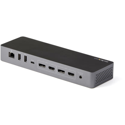 StarTech.com Thunderbolt 3-dockningsstation med USB-C värdkompabilitet - Dubbla 4K 60Hz DisplayPort 1.4- eller dubbla HDMI-skärmar - Singel 8K - TB3/USB-C dockningsstation för bärbar dator - 96 W PD, 5xUSB - 10 Gbit/s