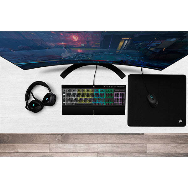 Corsair K55 RGB PRO tangentbord Spela USB QWERTY Engelska (USA) Svart