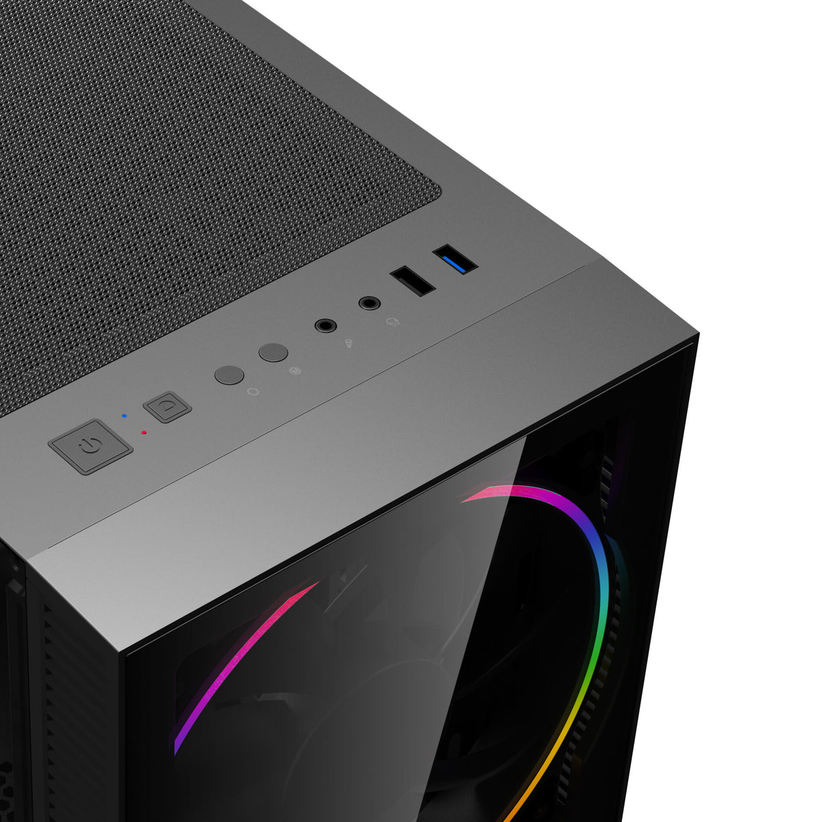 Hyrican GAMEMAX Black Hole 7811 Intel® Core™ i5 i5-14400F 16 GB DDR5-SDRAM 1 TB SSD NVIDIA GeForce RTX 5060 Ti Windows 11 Home PC Svart
