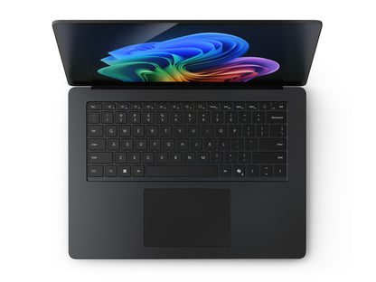 Microsoft Surface Laptop 7 Intel Core Ultra 5 236V Bärbar dator 38,1 cm (15") Pekskärm 16 GB LPDDR5x-SDRAM 512 GB SSD Wi-Fi 7 (802.11be) Windows 11 Pro Svart