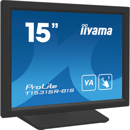 iiyama T1531SR-B1S POS-skärm 38,1 cm (15") 1024 x 768 pixlar XGA Pekskärm