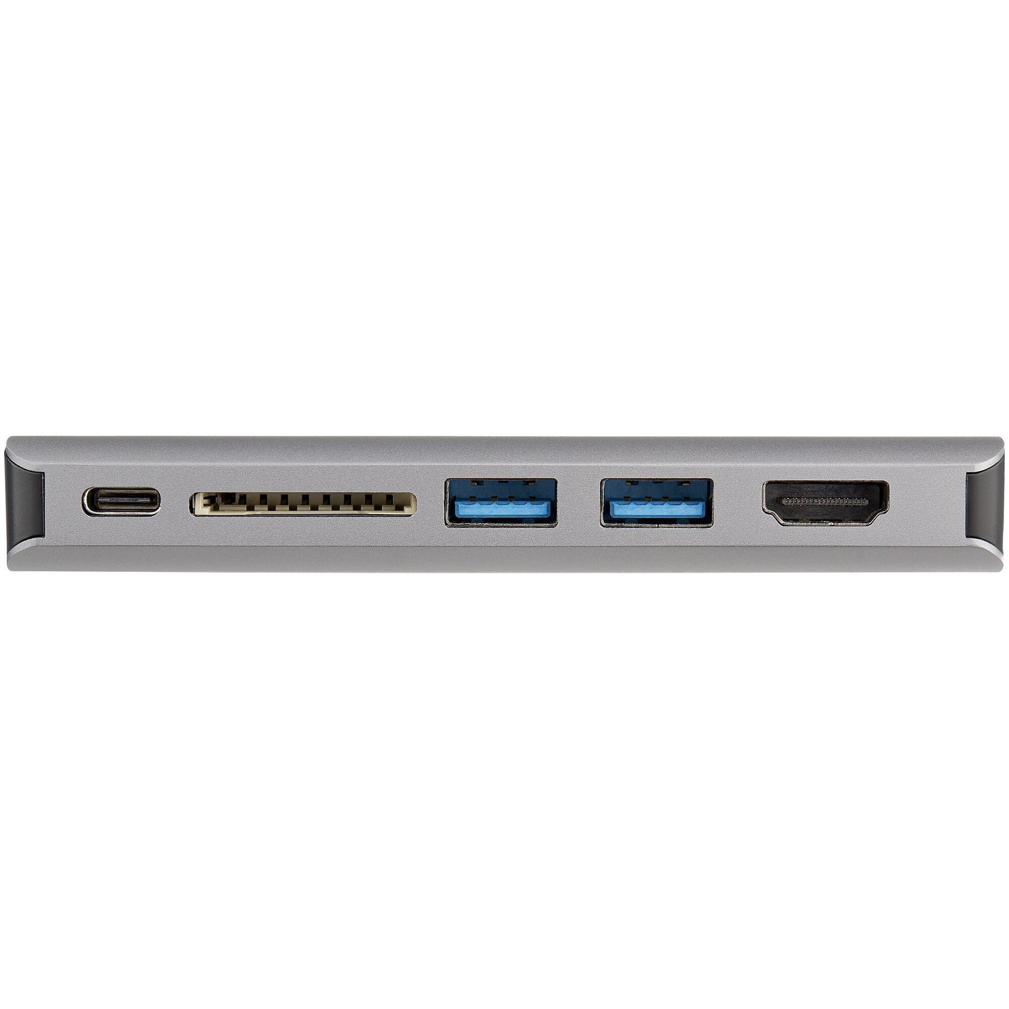 StarTech.com USB C-multiportadapter - USB-C Mini-resedocka med 4K HDMI eller 1080p VGA - 3x USB 3.0-hubb, SD, GbE, Audio, 100 W PD Pass-through - Bärbar dockningsstation för bärbar dator/surfplatta