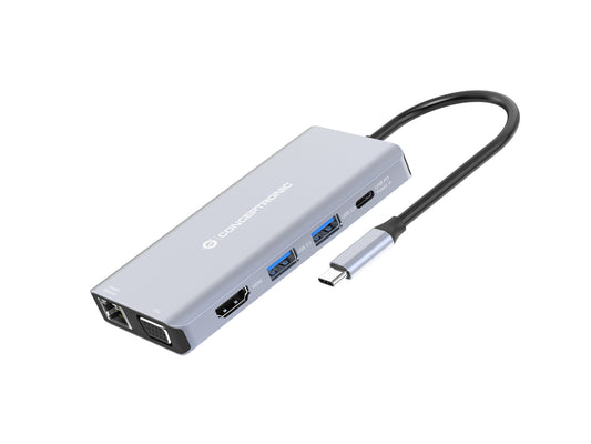 Conceptronic DONN20G Kabel USB 3.2 Gen 1 (3.1 Gen 1) Type-C Grå