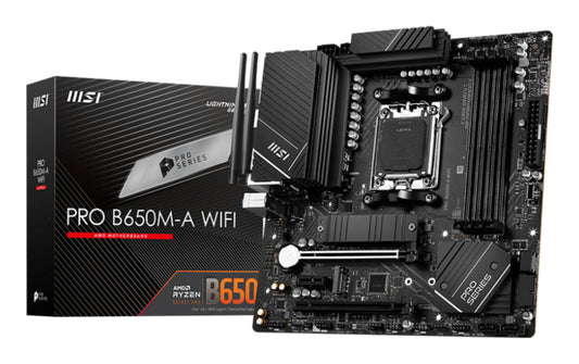 MSI PRO B650M-A WIFI moderkort AMD B650 AM5-sockel micro ATX