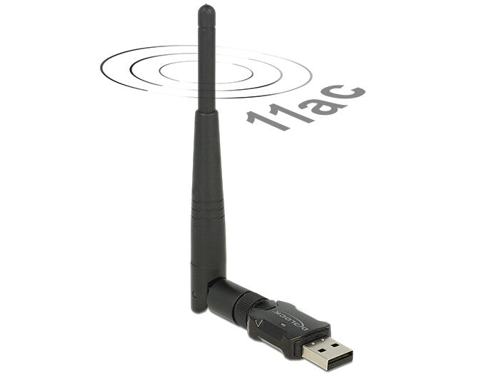 DeLOCK 12462 nätverkskort WLAN 433 Mbit/s