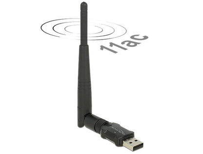 DeLOCK 12462 nätverkskort WLAN 433 Mbit/s
