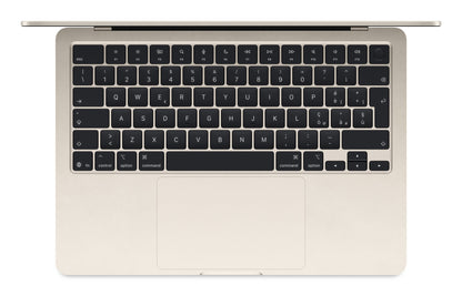 Apple MacBook Air Apple M M4 Bärbar dator 34,5 cm (13.6") 16 GB 256 GB SSD Wi-Fi 6E (802.11ax) macOS Sequoia Beige